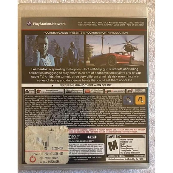 Grand Theft Auto V (PlayStation 3, 2013) - Picture 2 of 4